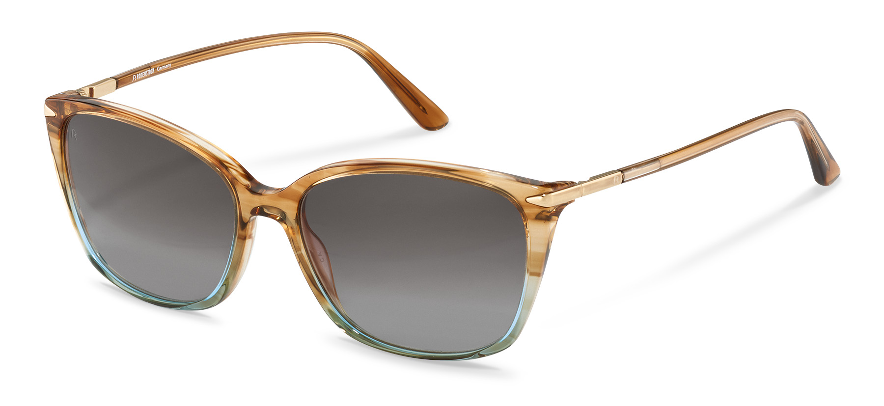 Rodenstock-Zonnebril-R3320-havanagreengradient/gold